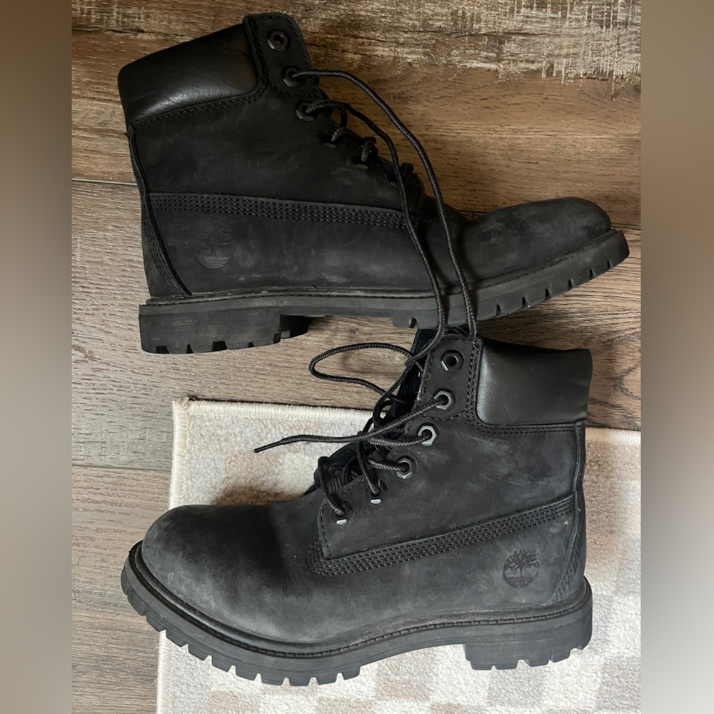 Timberland Black Leather Boots